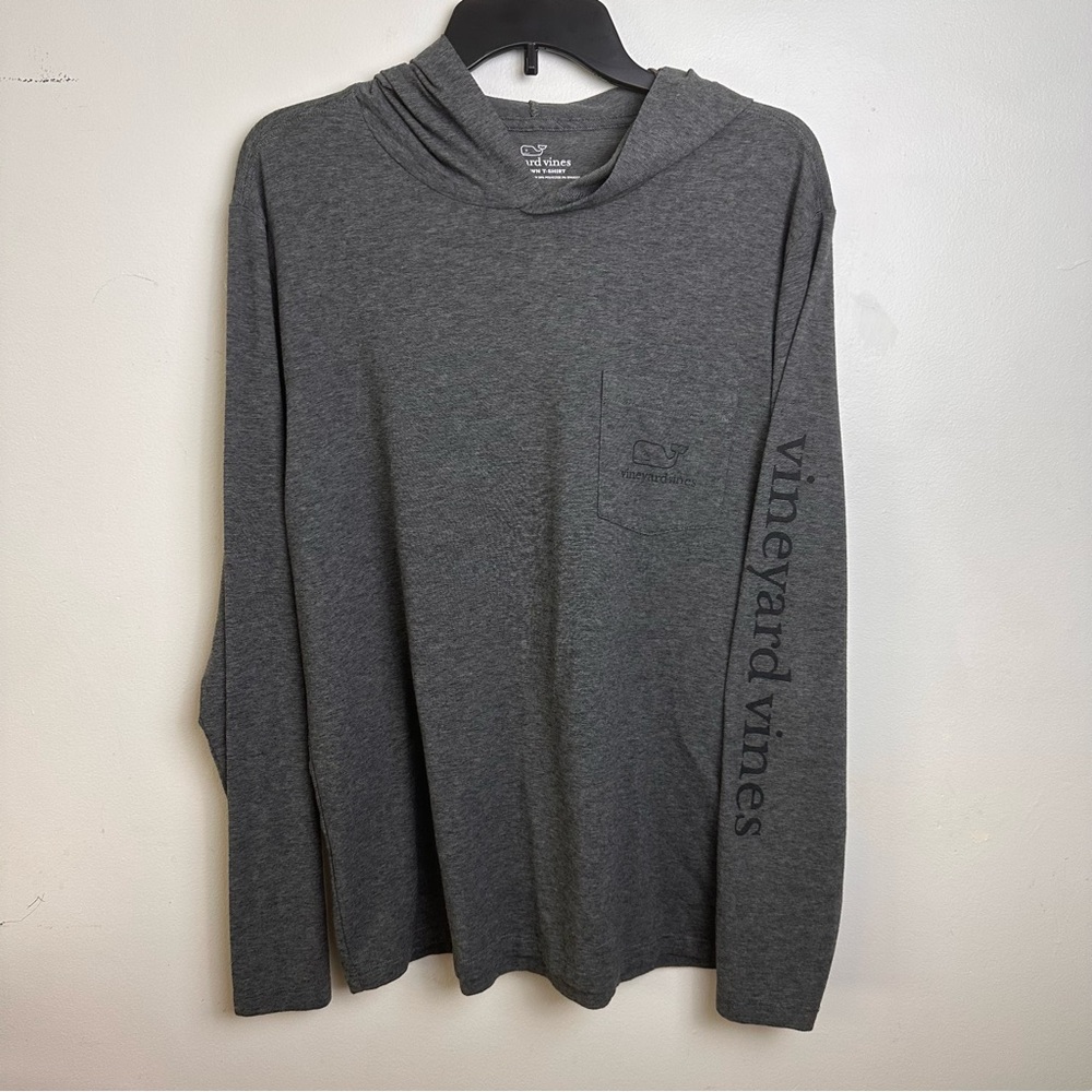 Vineyard Vines Men’s Long Sleeve Pocket Shirt with Hood Size M